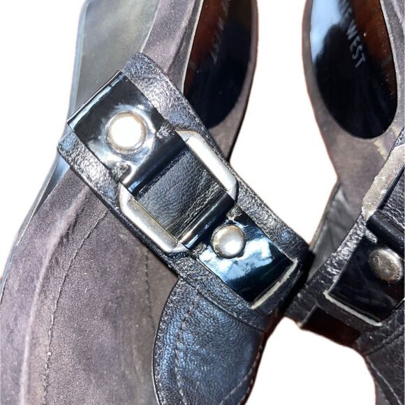 Nine West Black Size 8 1/2 Sandals - Picture 4 of 7